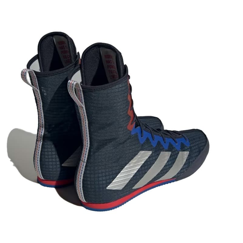 Adidas Box Hog 4 Boxing Boots blue/silver > Free Shipping