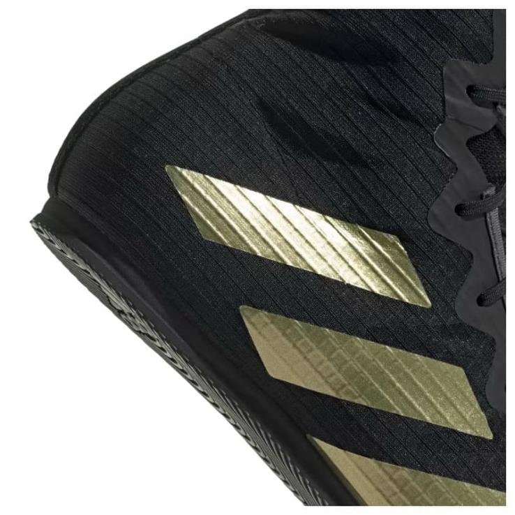 Adidas Box Hog 4 Boxing Shoes Black/Gold
