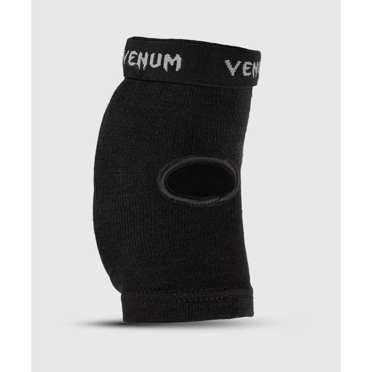 Venum Kontact Elbow Pads - Black / Silver (Pair)