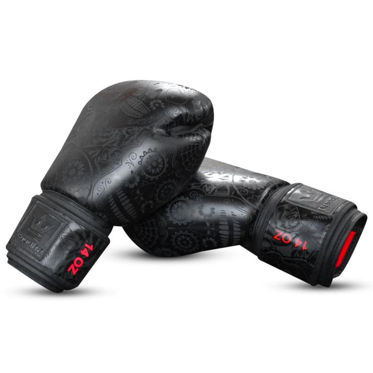 Buddha Boxing Mexican boxing gloves - matte black