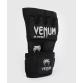 Venum Gel Kontact boxing glove-bandage - black silver (Pair)