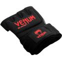 Venum Gel Kontact boxing glove-bandage Black/Red (Pair)