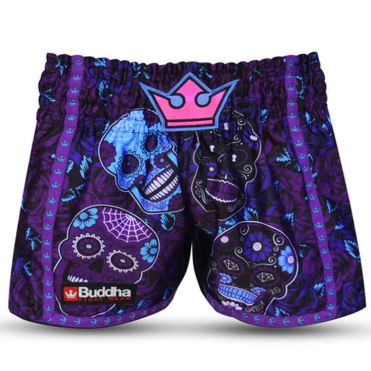 Buddha Mexican Muay Thai Pants - Purple