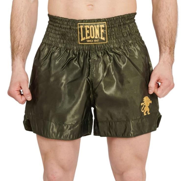 Leone Basic 2 Muay Thai Shorts - khaki