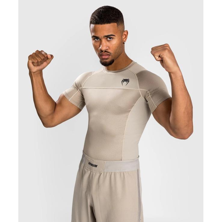 Short sleeve rashguard Venum G - Fit Air sand