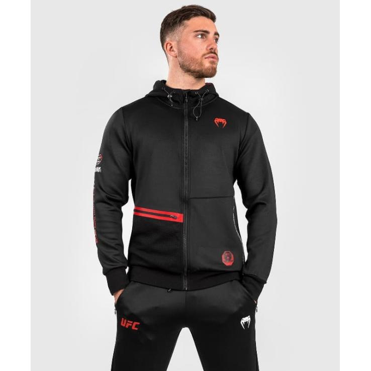 UFC Adrenaline by Venum Fight Week Zip Hoodie - Black