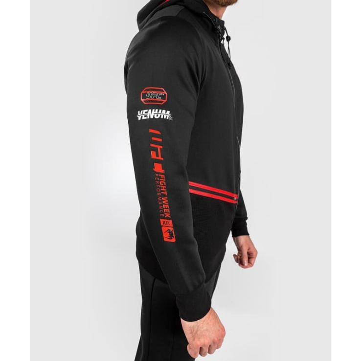 UFC Adrenaline by Venum Fight Week Zip Hoodie - Black