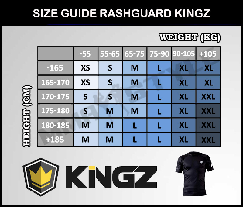 Rashguard short sleeve Kingz Kore V2 black > Free Shipping